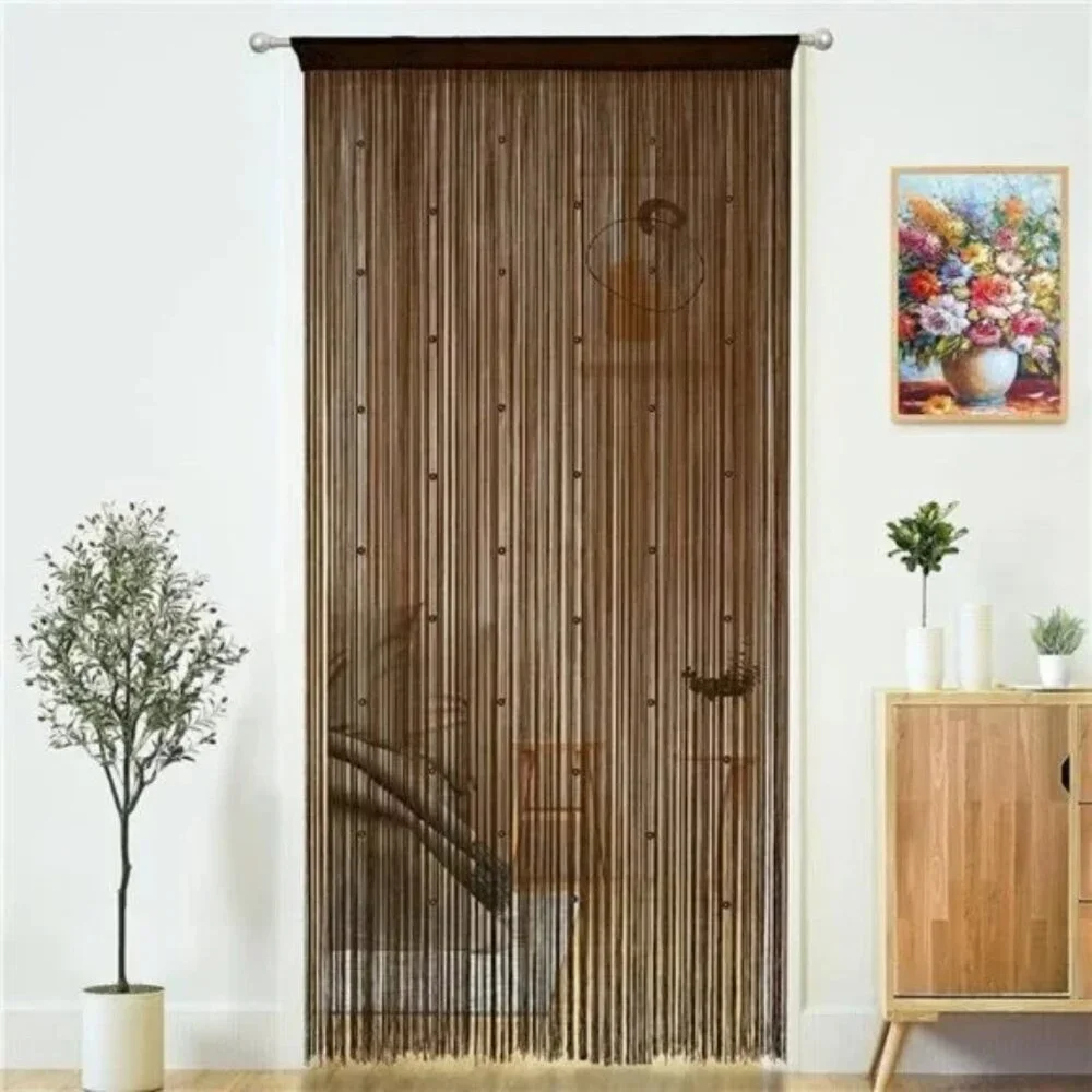 Beaded Curtain Door String Curtains for Doorways Tassels Beads Hanging Fringe